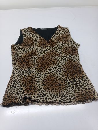 KappAhl Leoprint ärmelloses Top