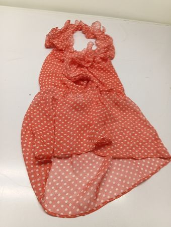 HOMMAGE Polka Dot Ruffle Dress