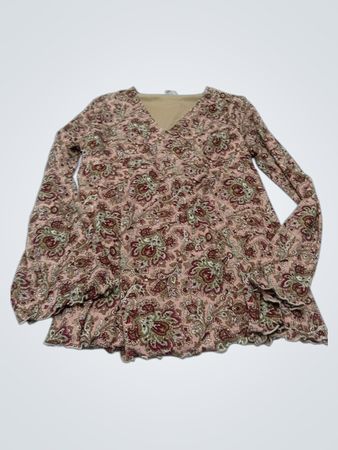 Baby and Me Paisley Print Langarmshirt