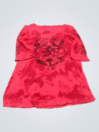 Sledge Ein neuer Stil Rotes Grafikdruck-T-Shirt