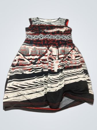 SHA & SHA Women's ärmelloses bedrucktes Kleid