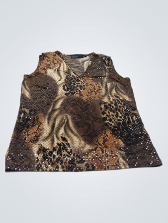 KappAhl Damen Ärmelloses Top mit Pailletten