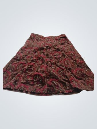 Chadwicks of Boston Cordrock aus Cord mit Paisley‑Muster