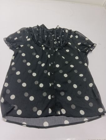 H&M Polka-Dot-Transparente Bluse