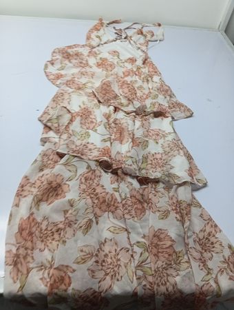SAINTS & SECRETS Stufiges Blumen-Maxikleid