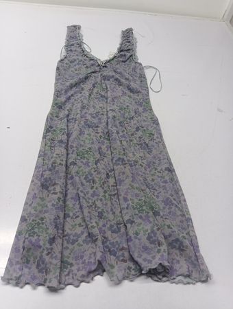 Blumenkleid mit Rüschen-Trägern