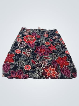 ANNA FIELD Rock mit Blumenmuster