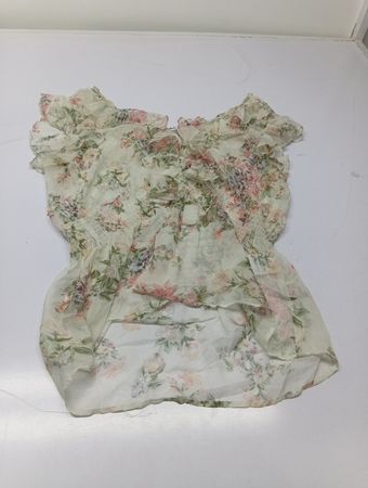 Lady Dutch High Society Floral Ruffle Bluse