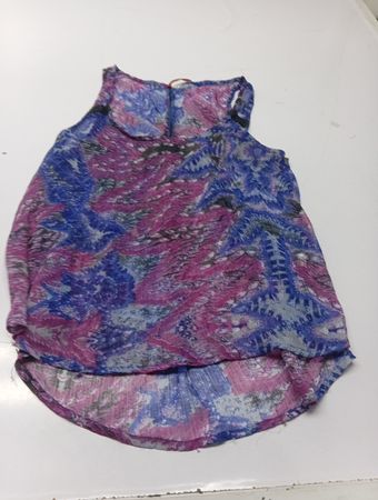 Element Women's Ärmelloses Top mit abstraktem Print und High-Low-Saum