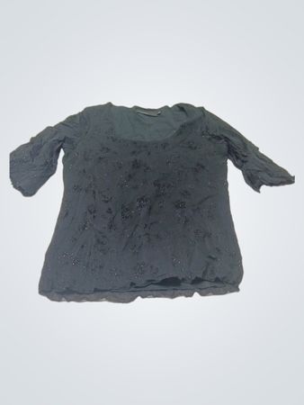 KappAhl Schwarzes verziertes Top
