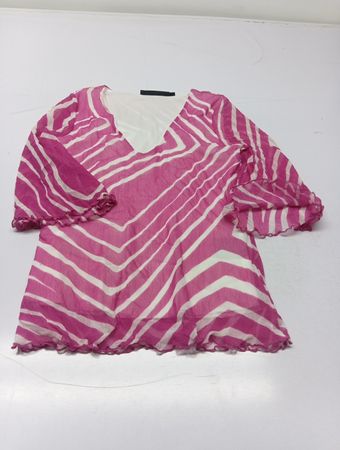 KappAhl pink-weiß gestreifte Tunika