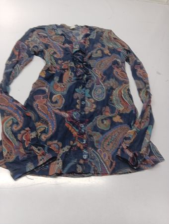 S.Oliver Paisley-Print Rüschenbluse