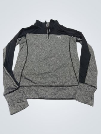 Pink Victoria's Secret Quarter-Zip-Pullover