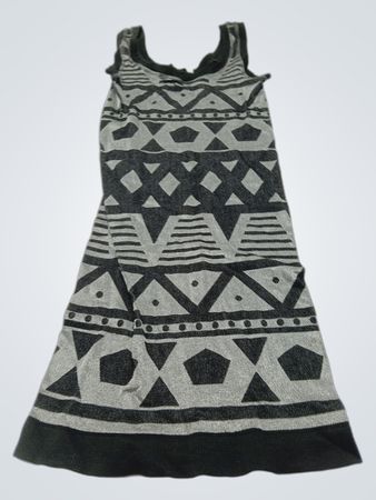 Bebe Graphic Print Tank Kleid