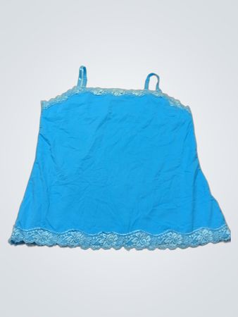Cleo Blue Spitzeneinsatz-Cami