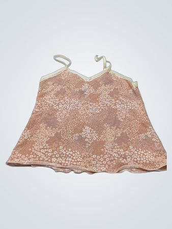 Bananana Damen Spitzen-Cami mit Blumenmuster
