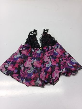 Blumendruck-Babydoll-Dessous