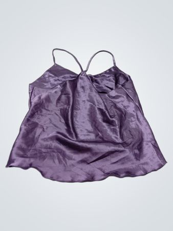 lila Satin-Camisole