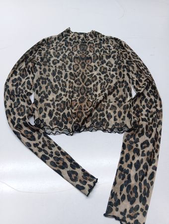 Leoprint-Mesh-Oberteil