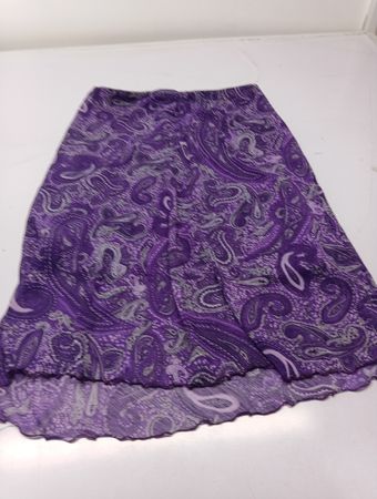 BEECHERS BROOK Damenrock in Lila mit Paisley-Muster
