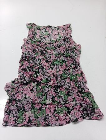 Express Floral Ruffle Dress