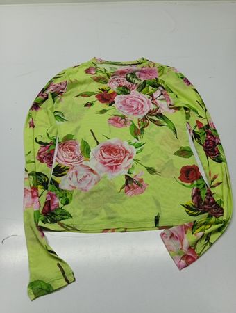 Langärmeliges Oberteil mit Blumenmuster
