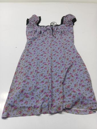 Urban Outfitters Floral Mesh Mini Dress