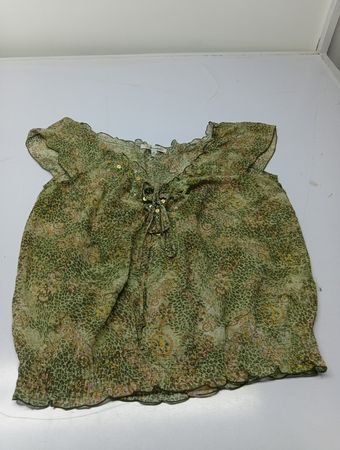 Quintessential Damen Bluse mit grünem Blumenmuster