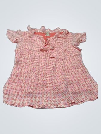 Jessica Damenbluse in Pink mit Blumenmuster