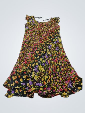 Talbots Pure Silk Floral Kleid