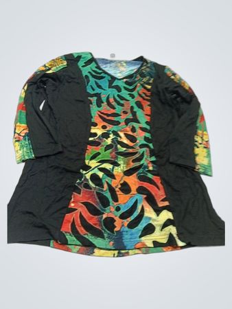 Parsley & Sage Damen Langarmkleid mit Aufdruck
