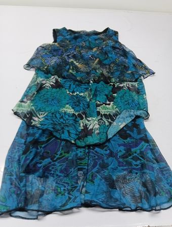 Desigual Blumenmuster Stufenkleid