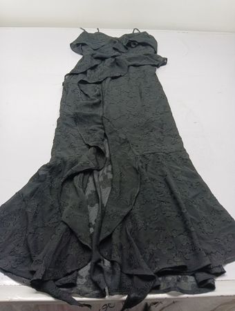 Wild Fable Schwarzes Spitzenkleid