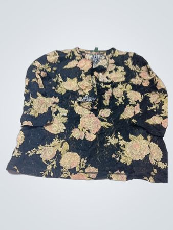 Ralph Lauren Langarmtop mit Blumenmuster