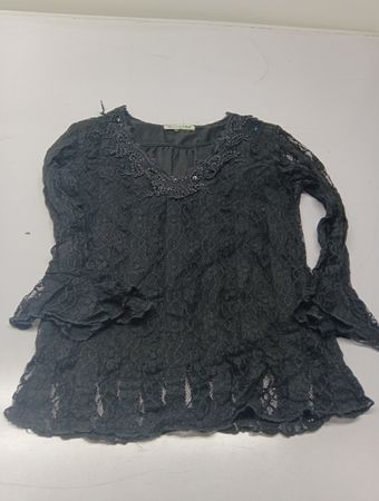 Bonson Schwarze Spitzenbluse