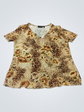 Fransa Damen T-Shirt mit kurzen Ärmeln