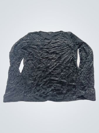 River Island Schwarzes Langarm-Oberteil
