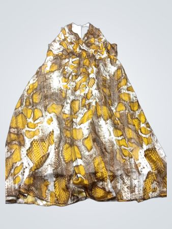 Melanie Lyne Maxikleid mit Schlangenprint