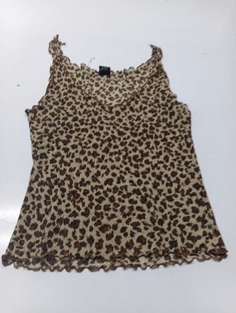 Whisper Leopard-Print Netz-Top
