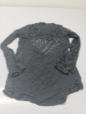 RUFEN Black Lace Langarm-Top