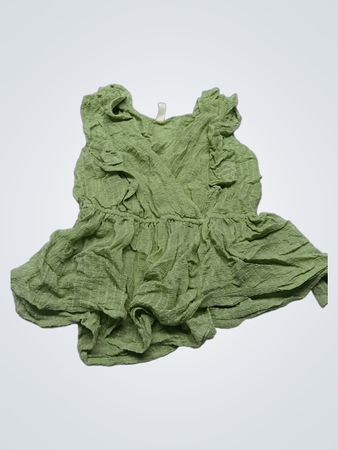 Alba di Roma grünes Rüschenkleid