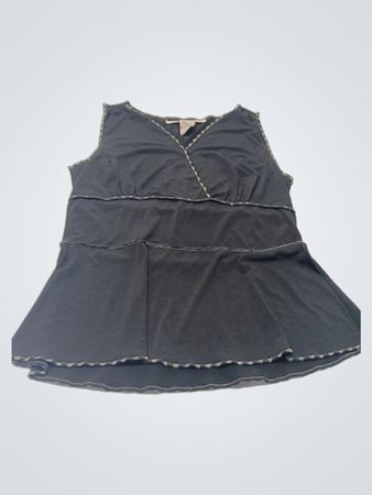 Max Studio ärmelloses Peplum-Oberteil