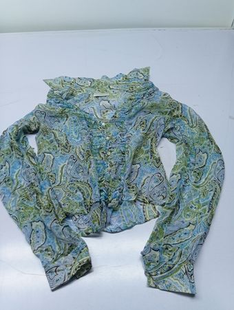 WORTHINGTON Petite Paisley-Print-Bluse