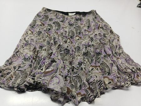 ICE Women's Rüschiger Midirock mit Blumenmuster
