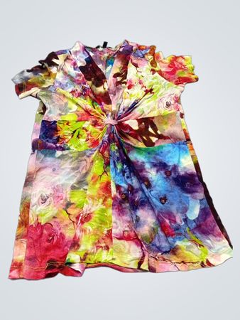 CONRAD C collection Blusen-Oberteil mit floralem Druck und V-Ausschnitt
