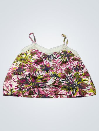 Trina Turk Floral Spitze mit Spitzenbesatz Cami
