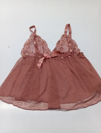 Pinkes Spitzen-Babydoll