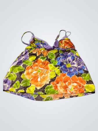 La Senza Spitzen-Top mit floralem Print