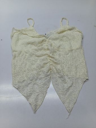 JUST TOLLY NEW YORK Spitzen-Cami mit geraffter Vorderseite