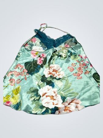 Flieder & London Spitzenträger-Top mit Blumenmuster